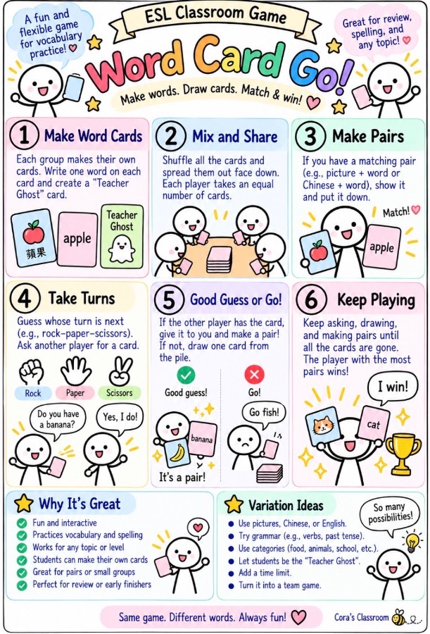 Vocabulary Old Maid image 1